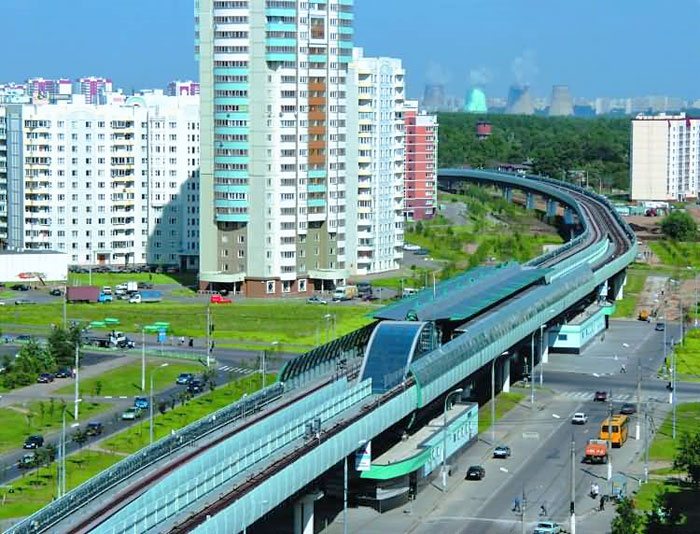 Легкое метро будет построено на новой территории Москвы.