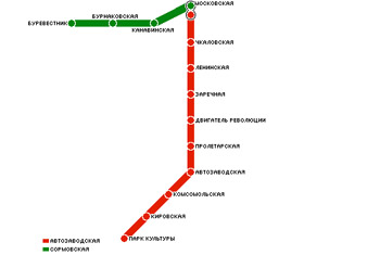 Новая ветка метро в Нижнем Новгороде.